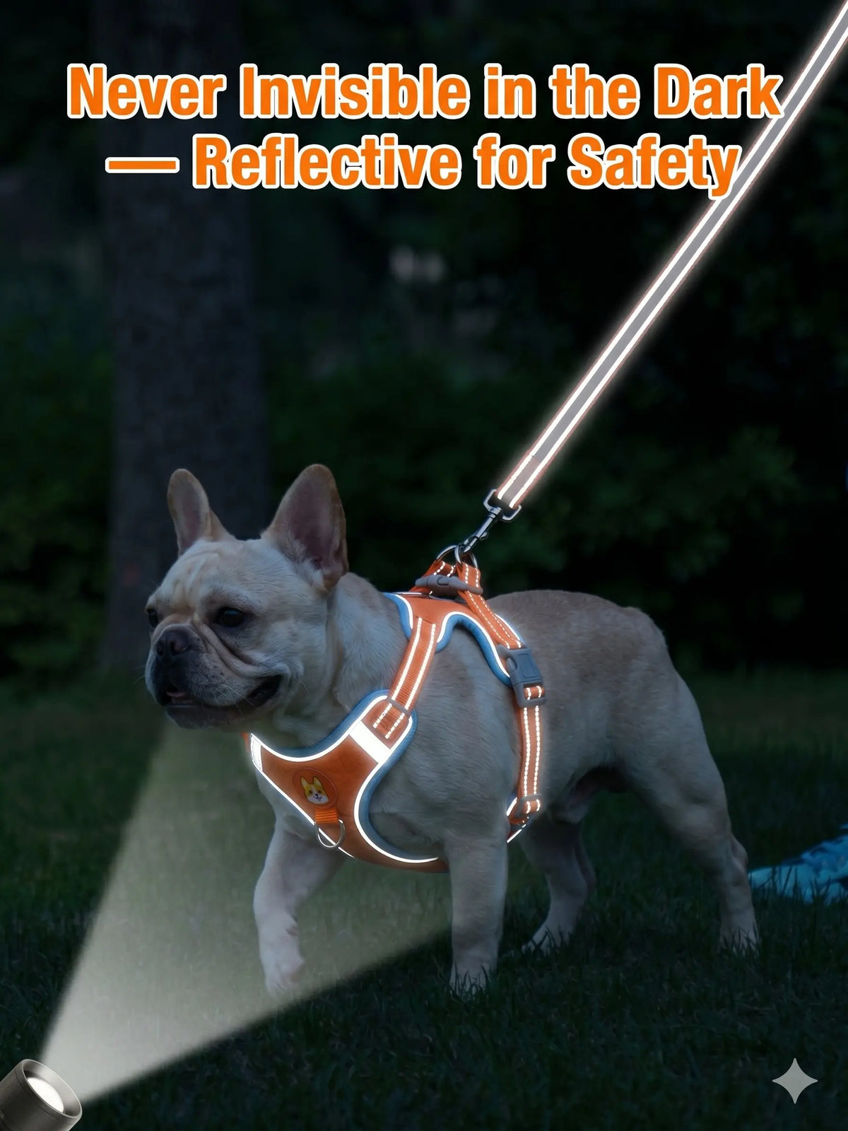 Adjustable 2-Pack Pet Harness and Leash Set, Soft Suede Vest, Durable Reflective Design, Tangle-Free Leash for Effortless Walking, Perfect for Daily and Nighttime Outdoor Activities