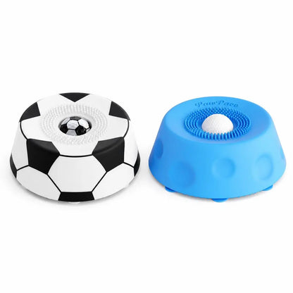 Pawpace Silicone Slow Feed Dog Bowl - 250ml Capacity, Innovative Mess-Free Design with Ball, Includes Spatula and 8 Suction Cups for Enhanced Mental Stimulation During Feeding