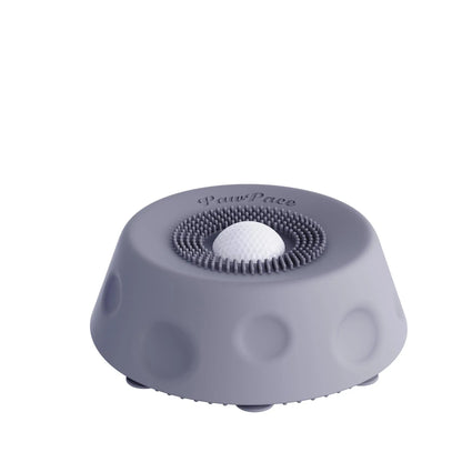 Pawpace Silicone Slow Feed Dog Bowl - 250ml Capacity, Innovative Mess-Free Design with Ball, Includes Spatula and 8 Suction Cups for Enhanced Mental Stimulation During Feeding